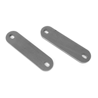 WESTLAND CUSTOMS, FLAT STEEL TABS 3X25X100MM. 8.5MM HOLES