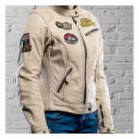 HOLY FREEDOM PROBLEM LEATHER JACKET OFF WHITE