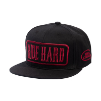 KING KEROSIN RIDE HARD SNAPBACK CAP BLACK