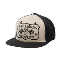 KING KEROSIN SALT LAKE CITY TRUCKER CAP BLACK/OFFWHITE