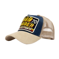 KING KEROSIN RUNNER TRUCKER CAP BEIGE/BLUE