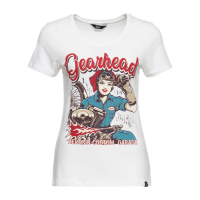 QUEEN KEROSIN GEARHEAD T-SHIRT OFFWHITE