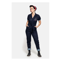 QUEEN KEROSIN SPEEDWAY OVERALL DARK BLUE