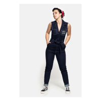 QUEEN KEROSIN SPEEDWAY SLEEVELESS OVERALL DARK BLUE