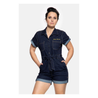 QUEEN KEROSIN SPEEDWAY SHORT OVERALL DARK BLUE