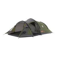 COLEMAN TASMAN 3 TENT DARK GREY/ARMY GREEN