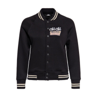 QUEEN KEROSIN CHI-CHI COLLEGE JACKET BLACK