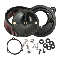 S&S, STEALTH AIR CLEANER KIT. FOR 58MM S&S THROTTLE BODY