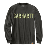 CARHARTT GRAPHIC LOGO LONGSLEEVE PEAT