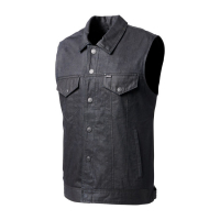 ROLAND SANDS STANLEY VEST WAXED BLACK