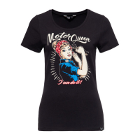 QUEEN KEROSIN I CAN DO IT T-SHIRT BLACK