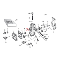 EASTERN IDLER SHAFT, OIL PUMP