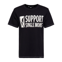 KING KEROSIN SUPPORT SINGLE MOMS T-SHIRT BLACK