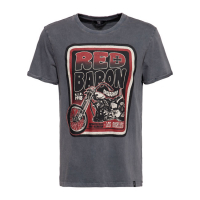 KING KEROSIN SPEEDSHOP T-SHIRT STEEL GREY