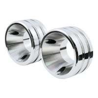 HH GROOVED BILLET ENDCAP SET