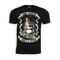 KK T-SHIRT BOOZE & TATTOOS 2 BLACK