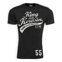 KING OF THE ROADS VINTAGE TEE, BLACK, S