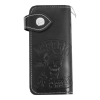 LEATHER WALLET, REBEL ON WHEELS