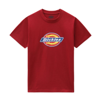 DICKIES ICON LOGO LADIES T-SHIRT BIKING RED