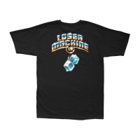 LOSER MACHINE REAR-VIEW T-SHIRT BLACK