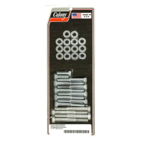 COLONY, SPORTSTER ROCKER BOX BOLT KIT. HEX, ZINC