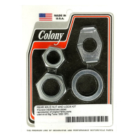 COLONY REAR AXLE NUT & LOCK KIT