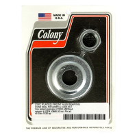 COLONY, WHEEL BEARING CONE SEAL RETAINER & NUT KIT. ZINC