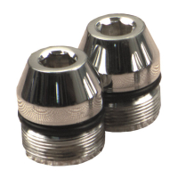 FORK TUBE CAPS, TAPERED ALLEN HEAD