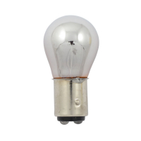 KURYAKYN, LIGHT BULB #1157. 12V 21/5W. AMBER GLASS/CHROME