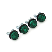 CHRIS PRODUCTS, MINI SAFETY REFLECTOR. GREEN