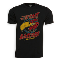 KING KEROSIN FAST BASTARD T-SHIRT BLACK