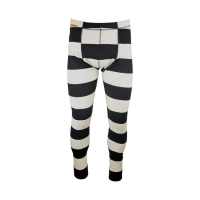 ROEG LONG JOHN STRIPED PANT BLACK/WHITE