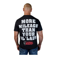 LETHAL THREAT MORE MILEAGE T-SHIRT BLACK