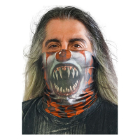 LETHAL THREAT CLOWN FACE TUBE MASK BLACK