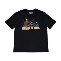 DOWN-N-OUT SAFETY SECOND T-SHIRT BLACK