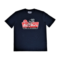 DOWN-N-OUT BIG BORE T-SHIRT NAVY BLUE