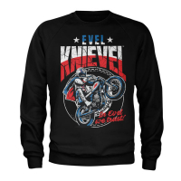 Evel Knievel Wheelie sweatshirt black