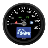 ELECTRONIC 48MM SPEEDO BASIC, 220 KM/H