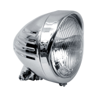 5 3/4" HEADLAMP, RIBBED BULLET VISOR (EC