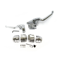 HANDLEBAR CONTROL KIT CHROME 9/16 INCH BORE