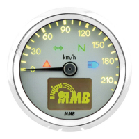 ELECTRONIC 48MM SPEEDO BASIC, 220 KM/H