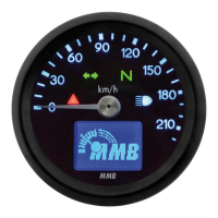 ELECTRONIC 48MM SPEEDO BASIC, 220 KM/H