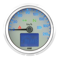 ELECTRONIC 48MM SPEEDO BASIC, 220 KM/H