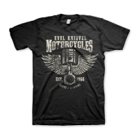 Evel Knievel Motorcycles T-shirt black