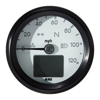 ELECTRONIC 48MM SPEEDO BASIC, 120 MP/H