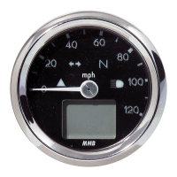 ELECTRONIC 48MM SPEEDO BASIC, 120 MP/H