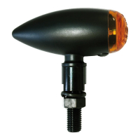 MICRO BULLET TURN SIGNALS, BLACK PLAIN