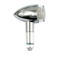 MINI BULLET TURN SIGNALS, CHROME (LED)