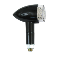 MINI BULLET TURNSIGNALS, BLACK (LED)