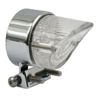 L.E.D. SHARKNOSE TAILLIGHT, CLEAR LENS